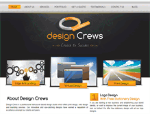 Tablet Screenshot of designcrews.com